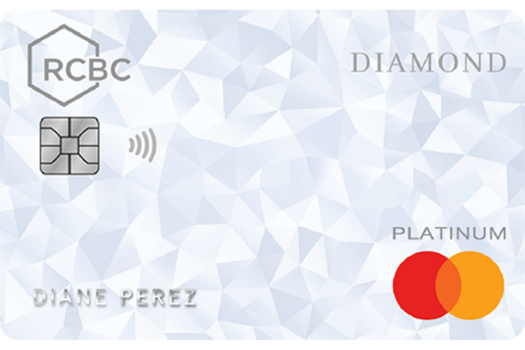 RCBC Diamond Platinum Mastercard card design