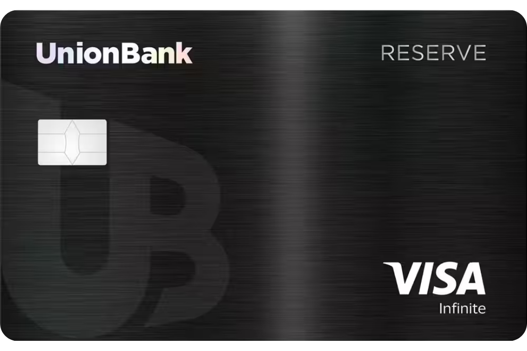UnionBank Reserve Visa Infinite card design