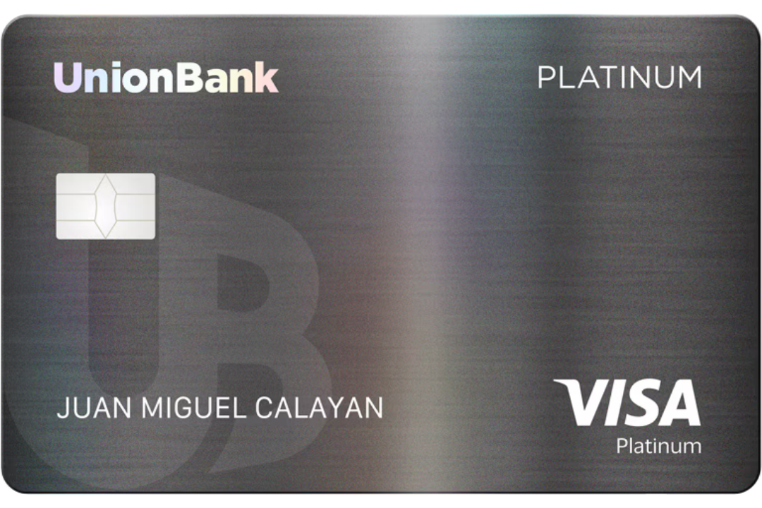 UnionBank Visa Platinum (starts with 453248) card design