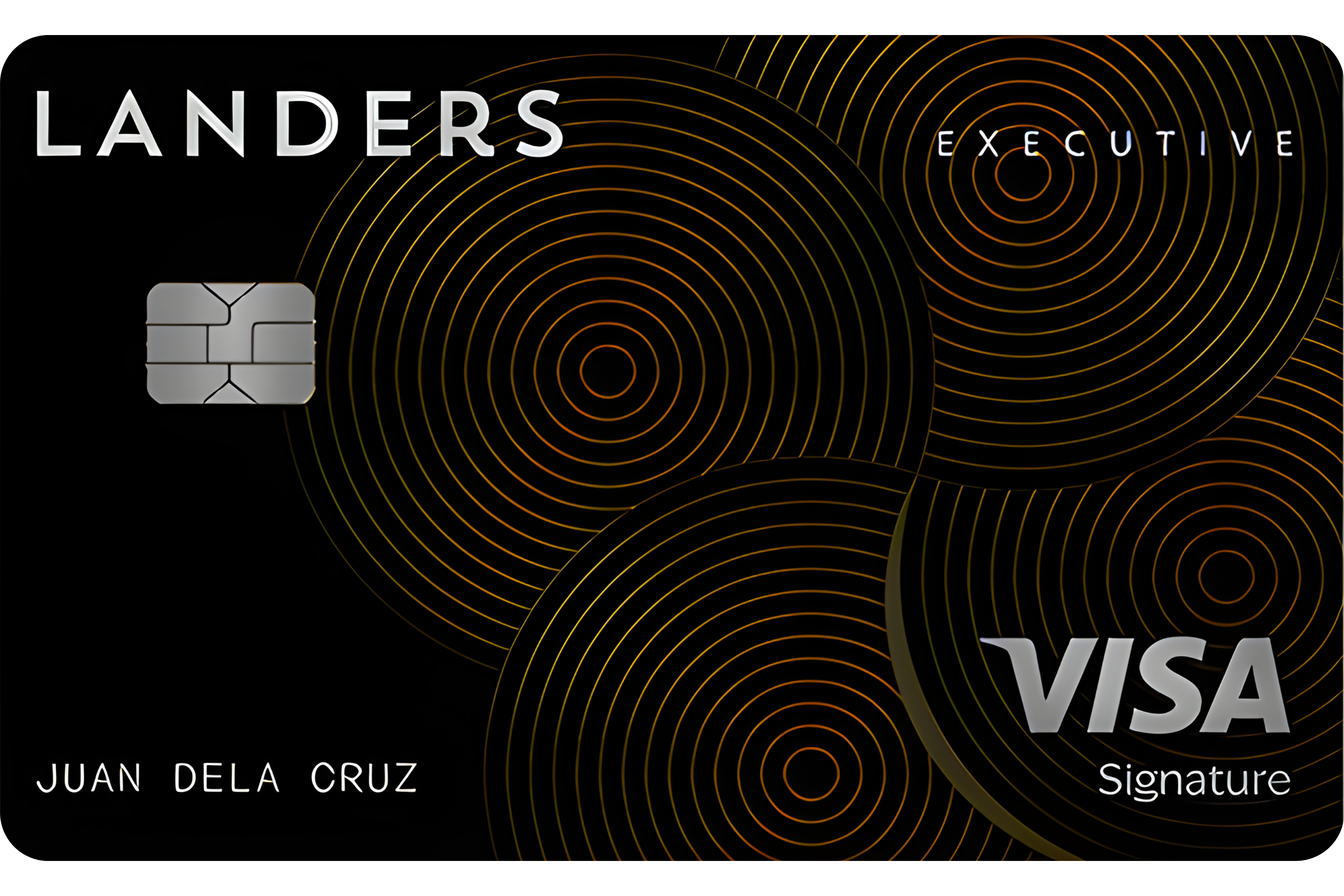 Chinabank Landers Executive Visa Signature card design