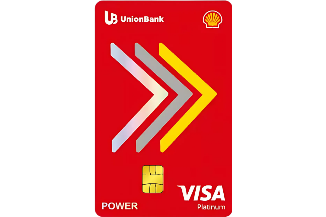 UnionBank Shell Power Visa Platinum card design