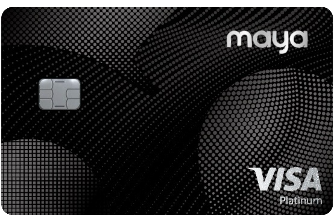 Maya Black Visa Platinum card design