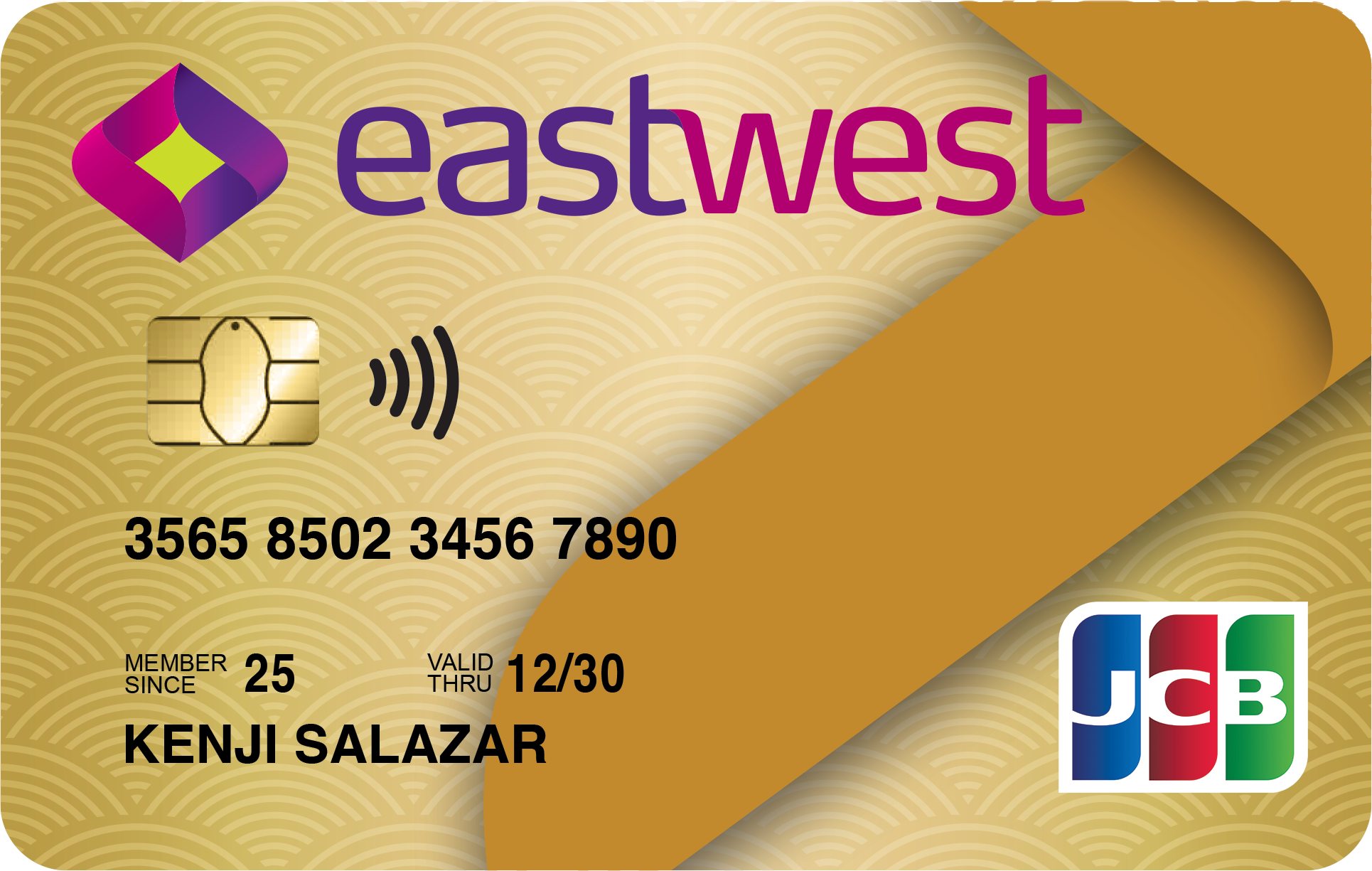 EastWest JCB Gold card design