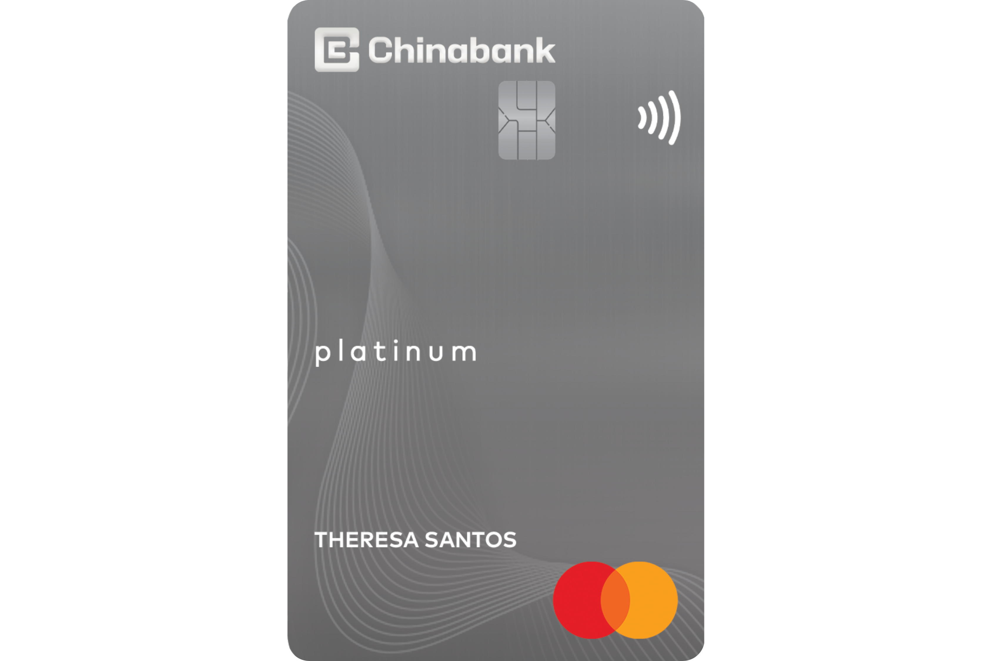 Chinabank Platinum Mastercard card design