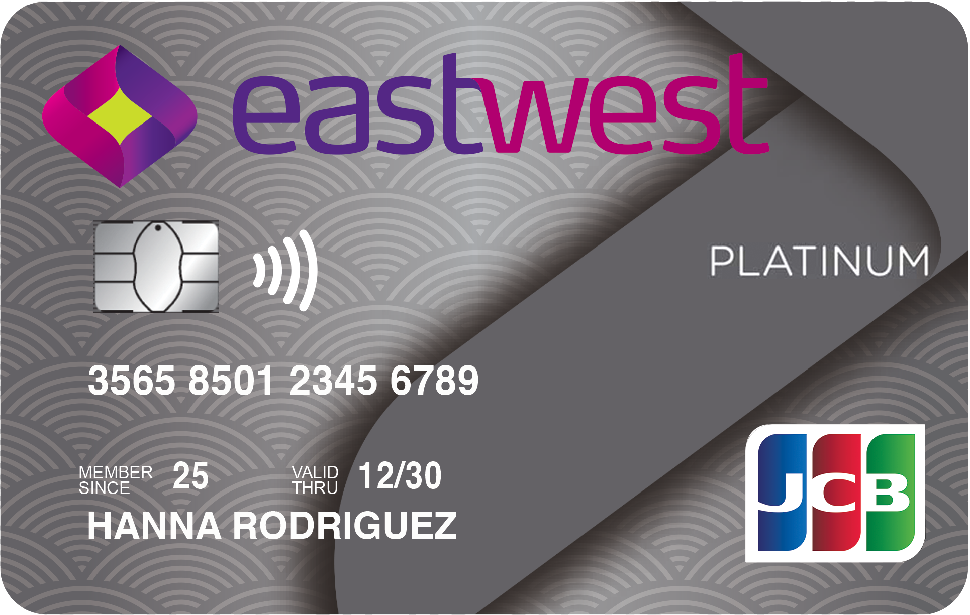 EastWest JCB Platinum card design