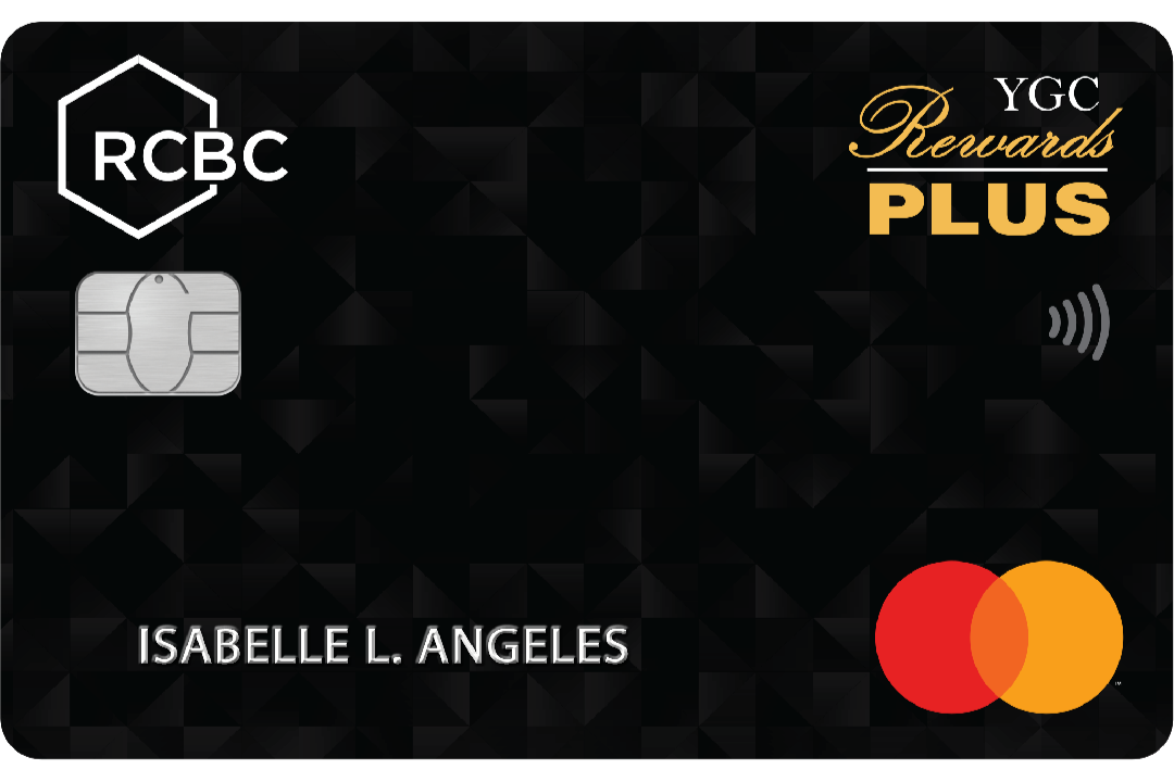 RCBC YGC Rewards Plus Mastercard card design