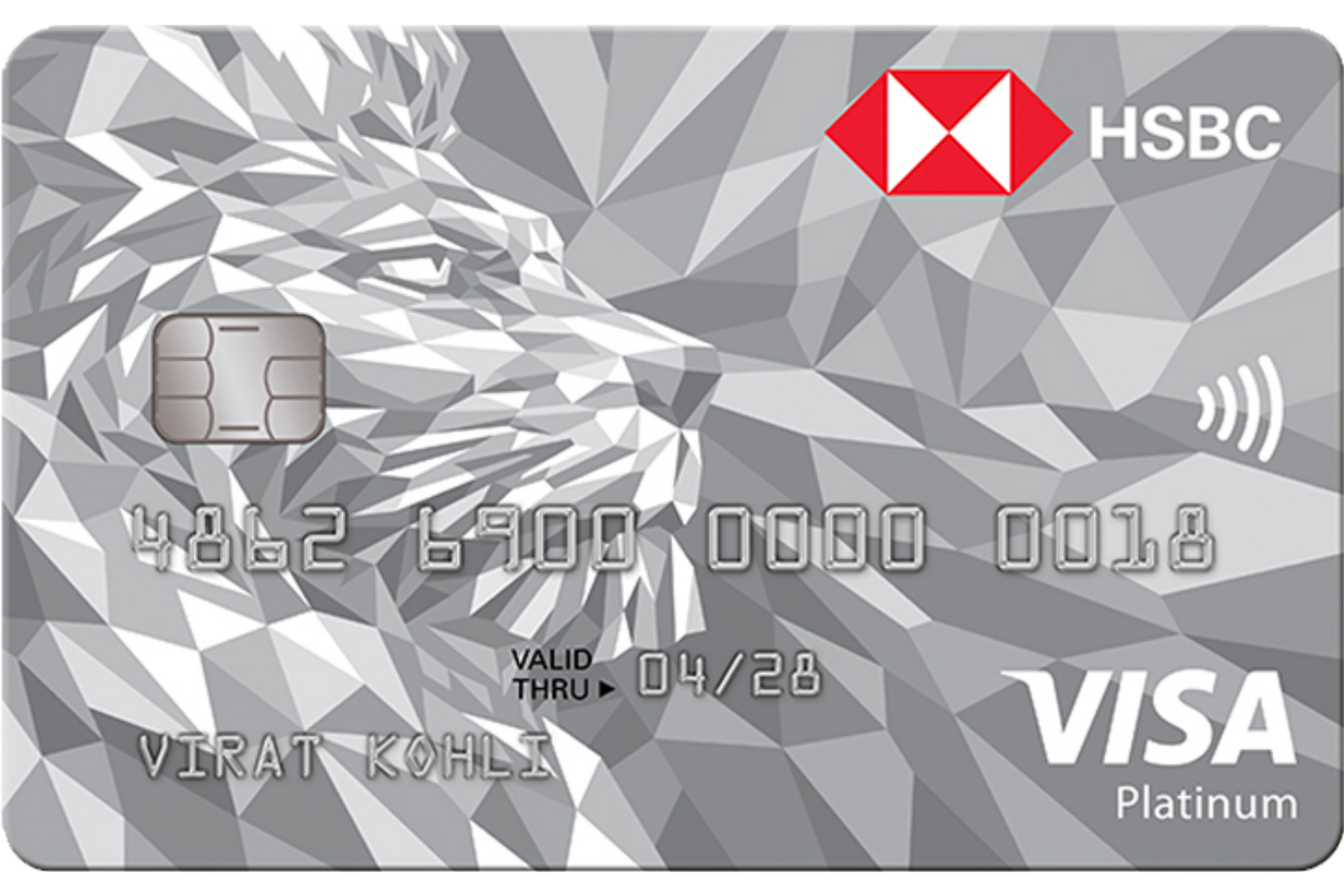 HSBC Rebate Visa Platinum card design