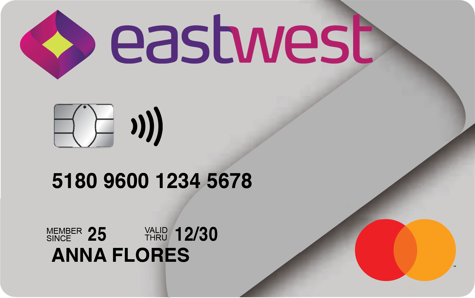 EastWest Privilege Mastercard card design