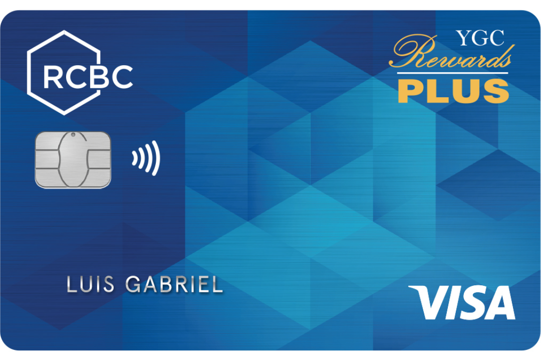 RCBC YGC Rewards Plus Classic Visa card design