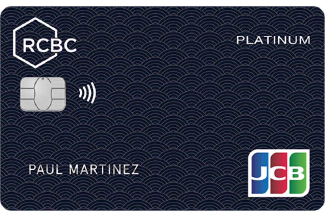 RCBC JCB Platinum card design