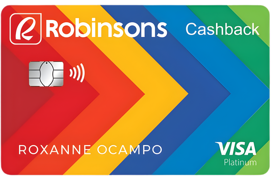 Robinsons Cashback Visa Platinum card design