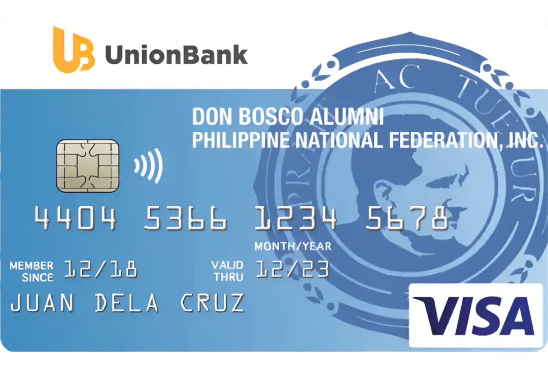 ⚯ UnionBank Don Bosco Alumni Association Visa card design