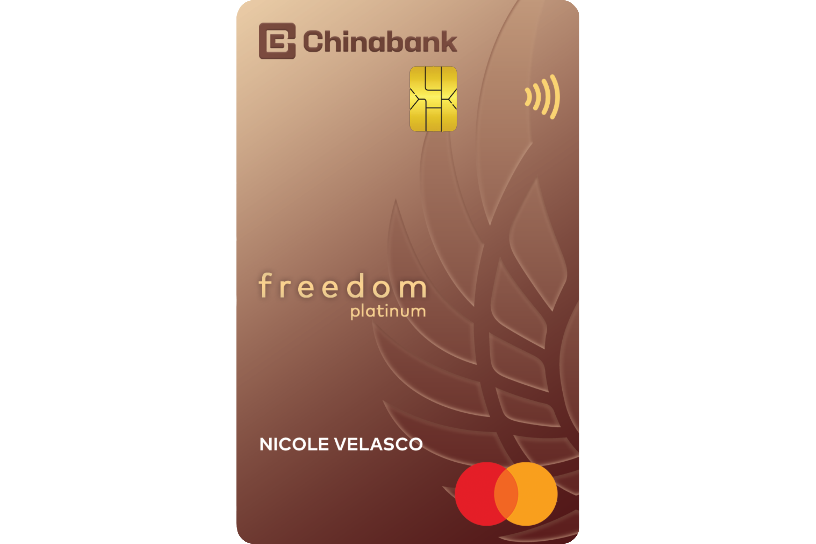 Chinabank Freedom Mastercard card design