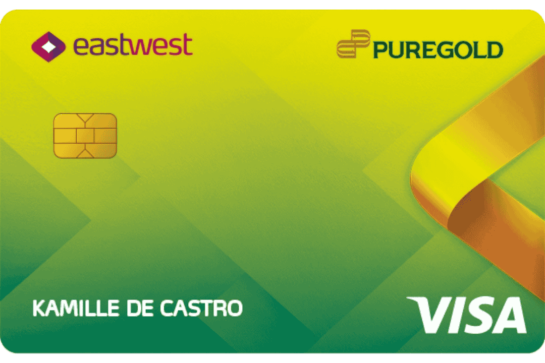 EastWest Puregold Visa card design