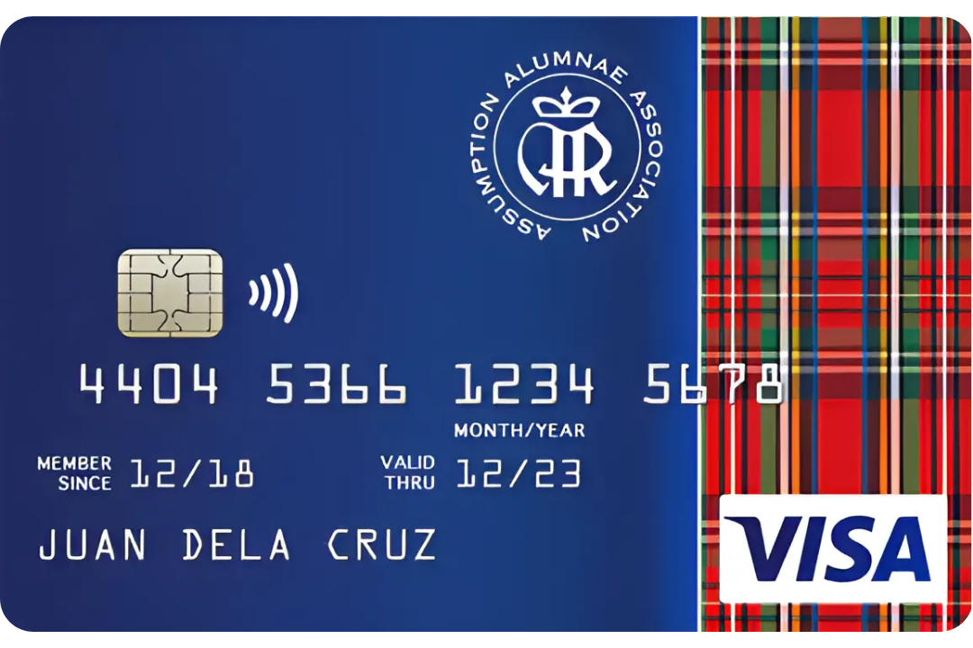 ⚯ UnionBank Assumption Alumni Association Visa card design