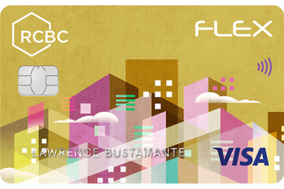 RCBC Flex Gold Visa card design