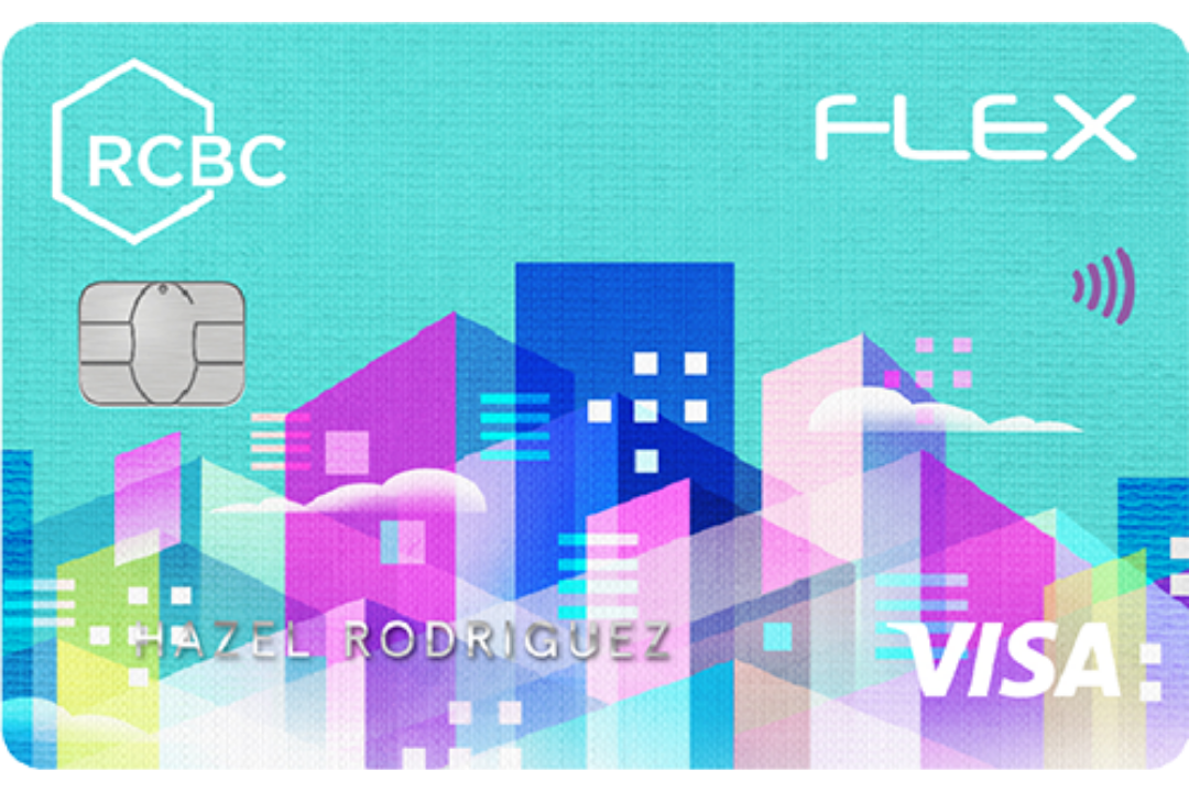 RCBC Flex Visa card design