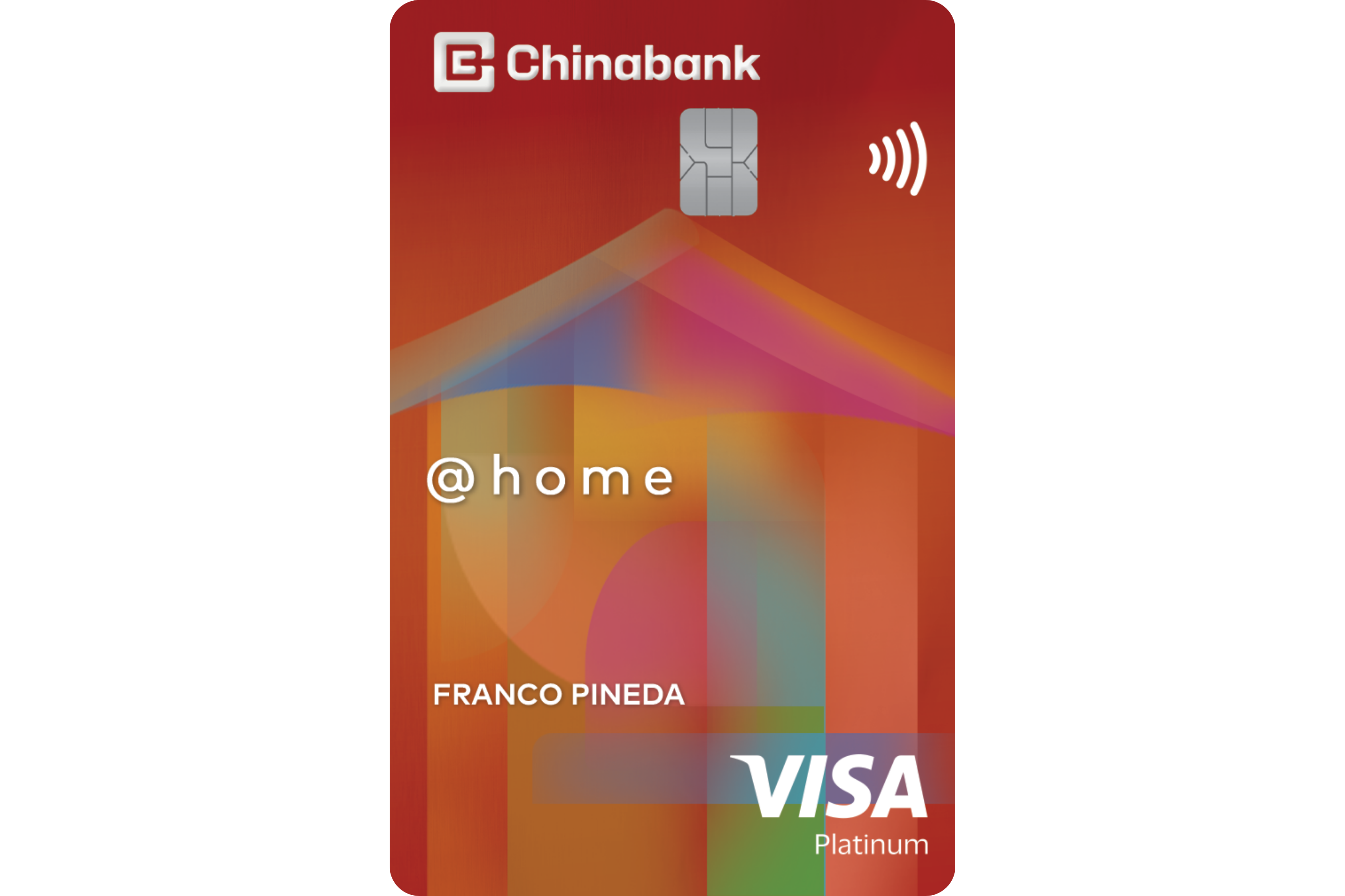 Chinabank @home Visa Platinum card design