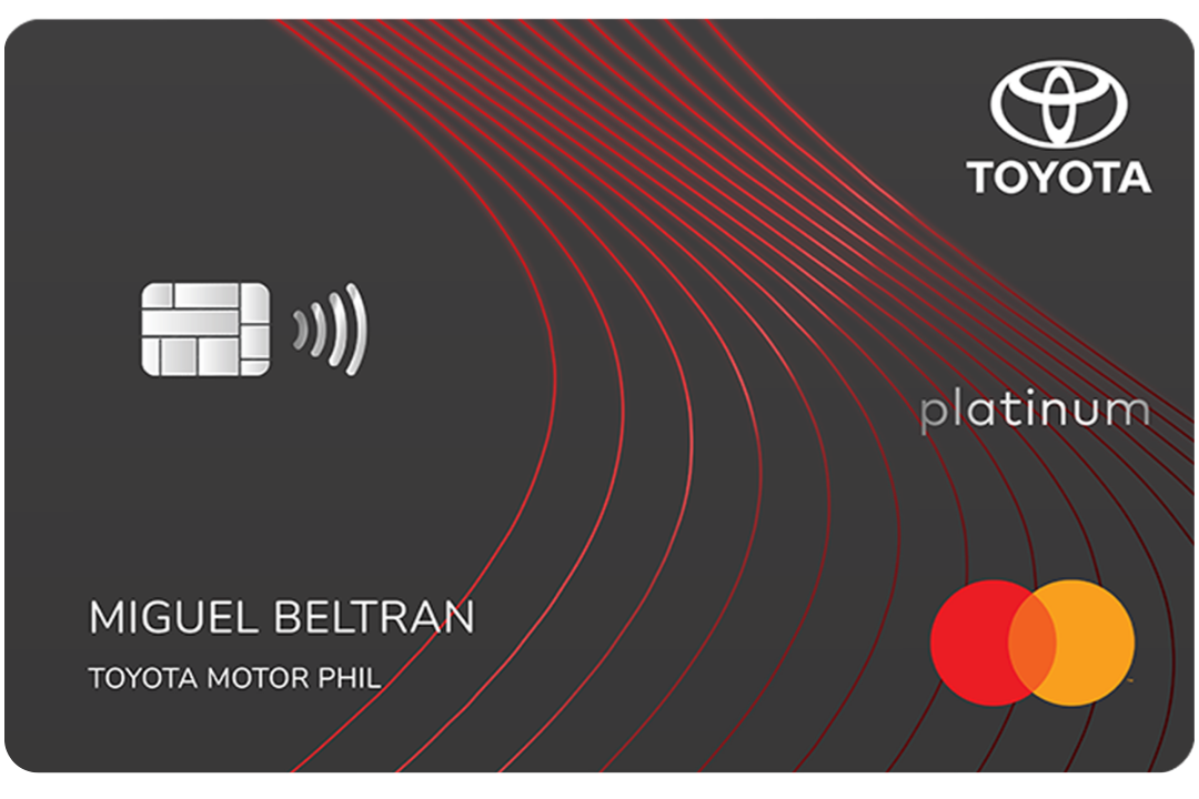 Metrobank Toyota Platinum Mastercard card design