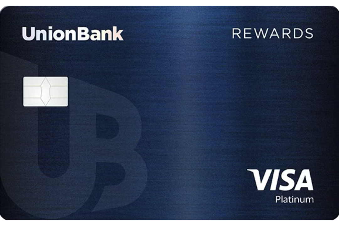 UnionBank Rewards Visa Platinum card design