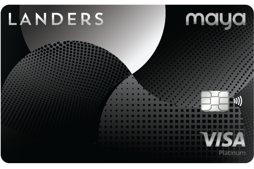 Maya Landers Cashback Visa Platinum card design