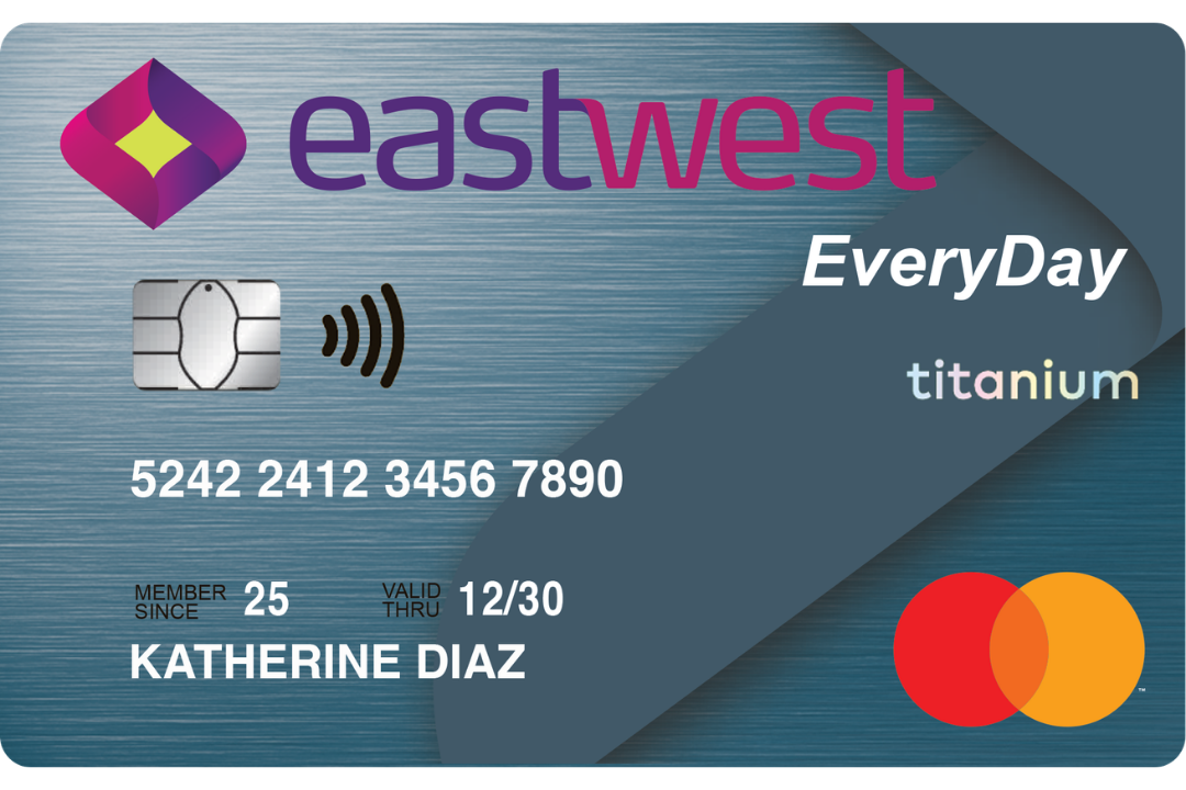EastWest EveryDay Titanium Mastercard card design