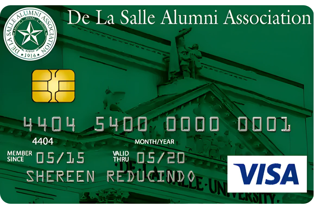 ⚯ UnionBank De La Salle Alumni Visa card design