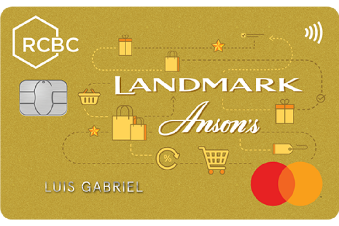 RCBC Landmark Anson’s Mastercard card design