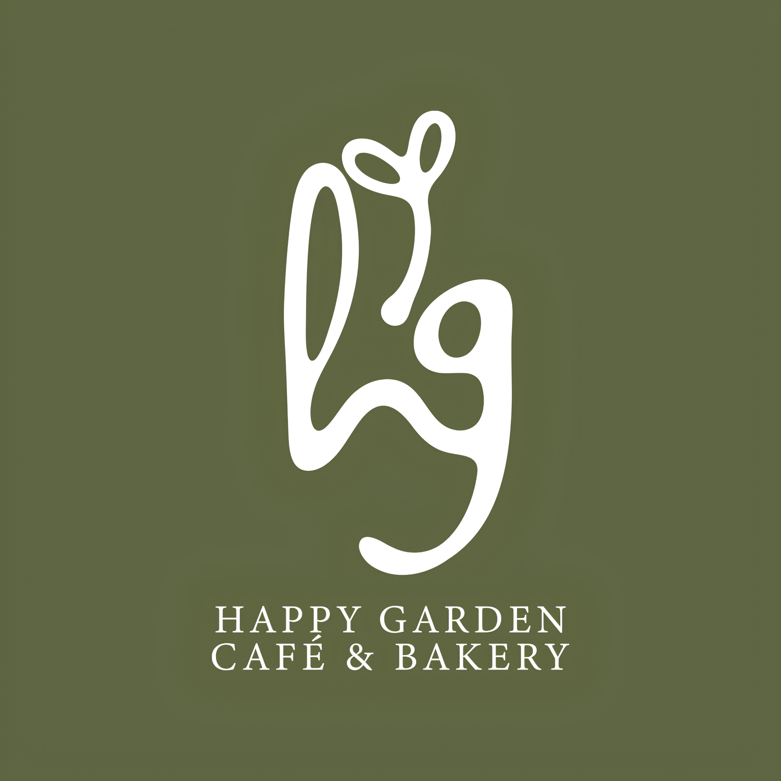 Happy Garden Café logo