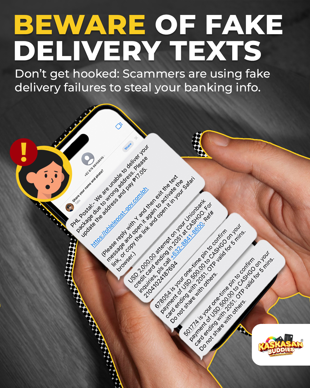 “DELIVERY FAILED” DAW? BAKA SCAM 'YAN. ⚠️