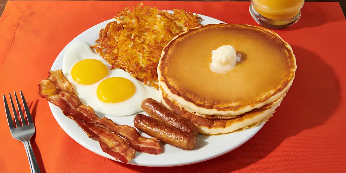 50% OFF at Denny's promotional artwork